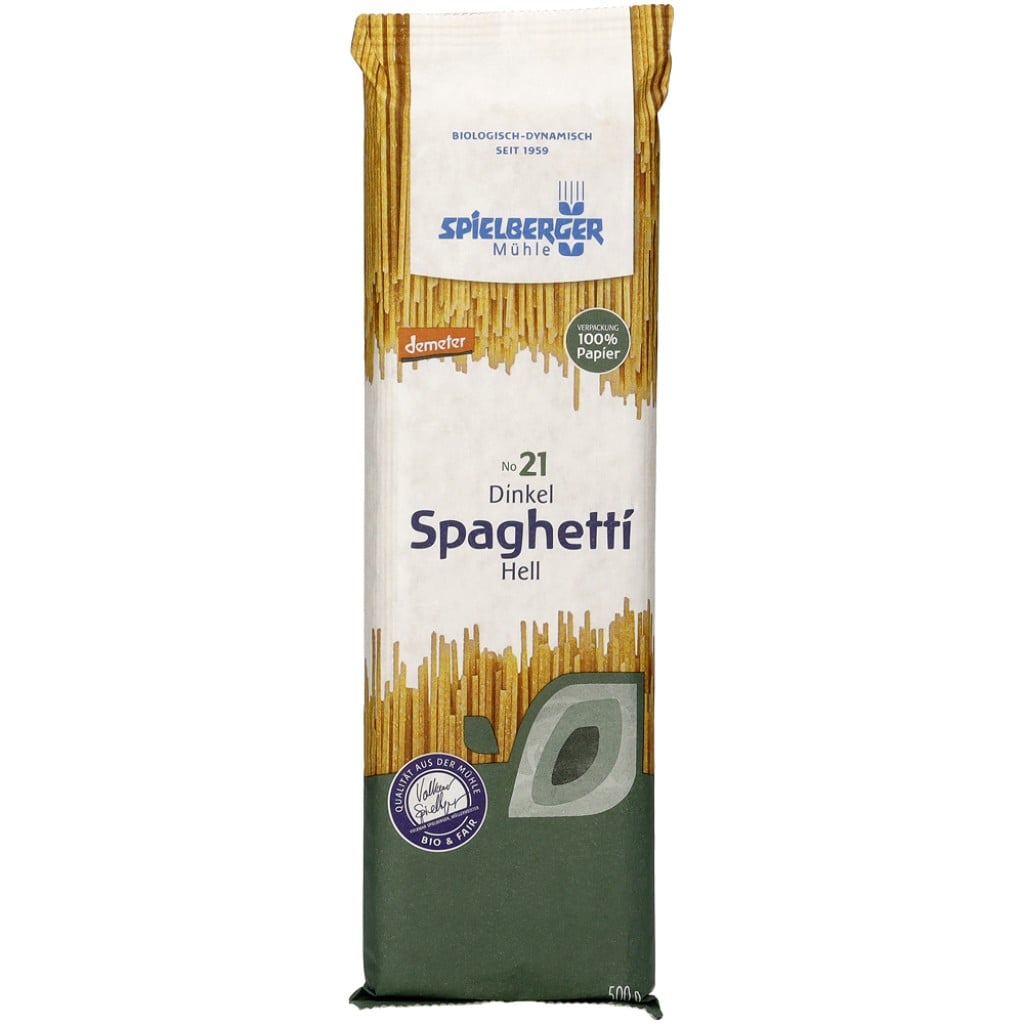 Spaghetti din grau alb spelta, eco - Spielberger