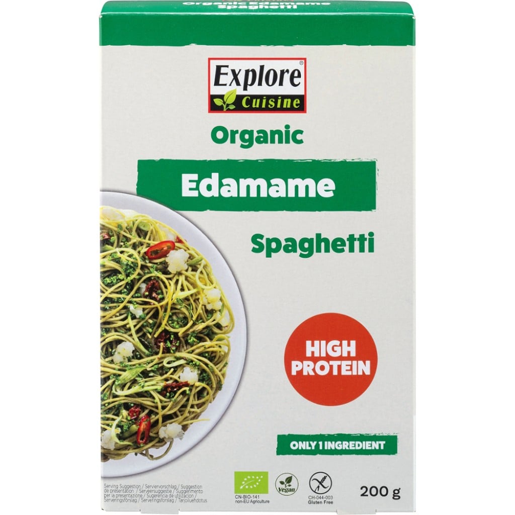 Spaghetti proteice din edamame fara gluten, eco - Explore Cuisine