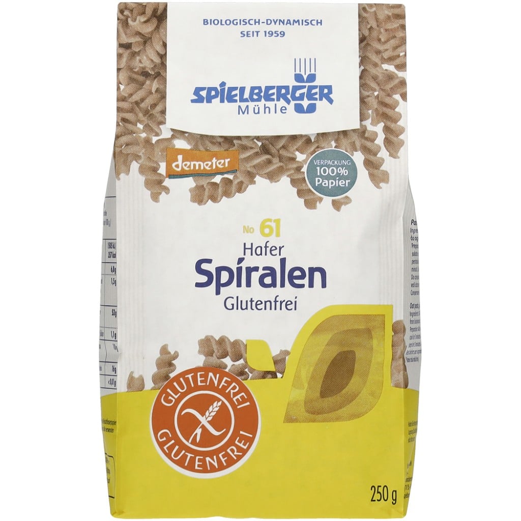 Spirelli din ovaz fara gluten, eco - Spielberger