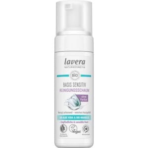 Spuma demachianta cu aloe vera bio si ulei de migdale bio pentru piele sensibila sensitiv - Lavera