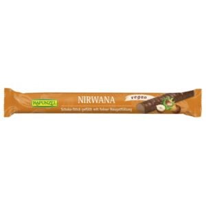Stick nirwana cu ciocolata si crema de alune vegan, eco - Rapunzel