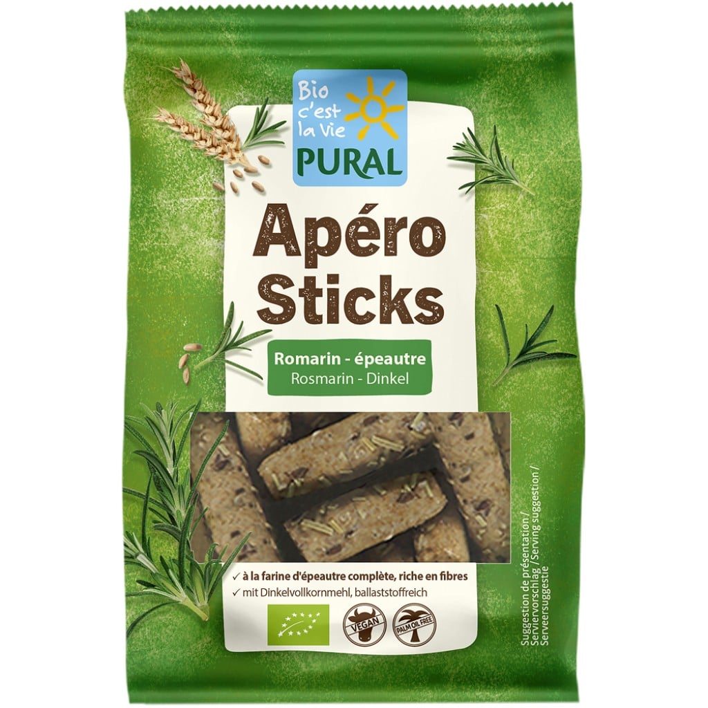 Sticksuri din spelta cu rozmarin, eco - Pural