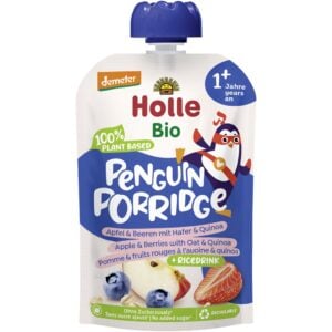 Terci din fructe cu cereale pentru copii 1 an, eco - Holle