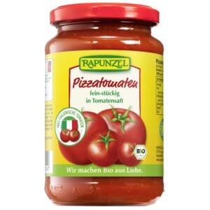 Tomate bucati in sos de rosii pentru pizza, eco - Rapunzel