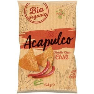 Tortilla chips cu chili, eco - Acapulco