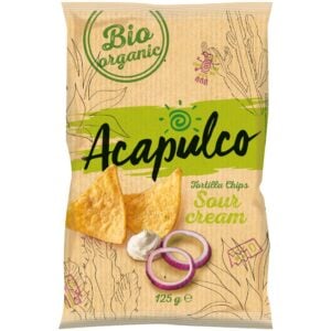 Tortilla chips cu smantana si ceapa, eco - Acapulco