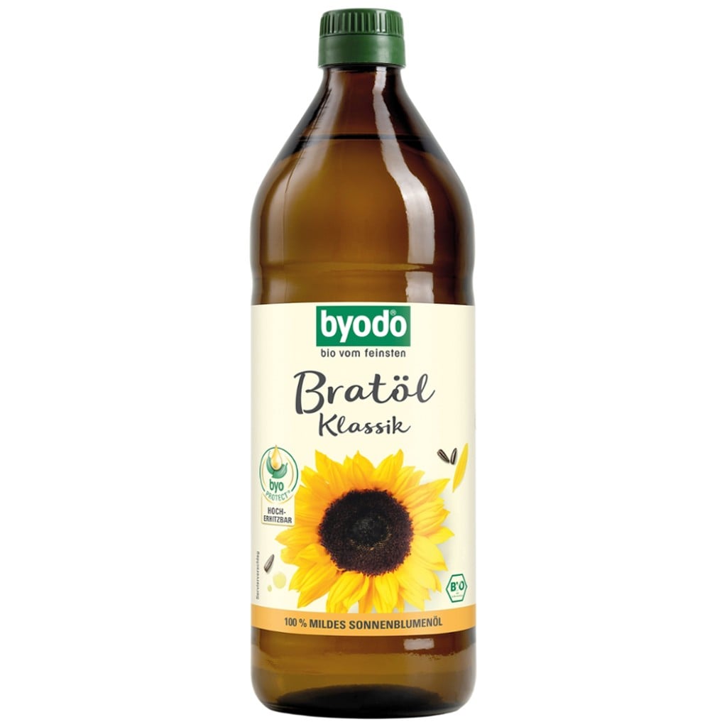 Ulei din floarea soarelui pentru prajit, eco - Byodo