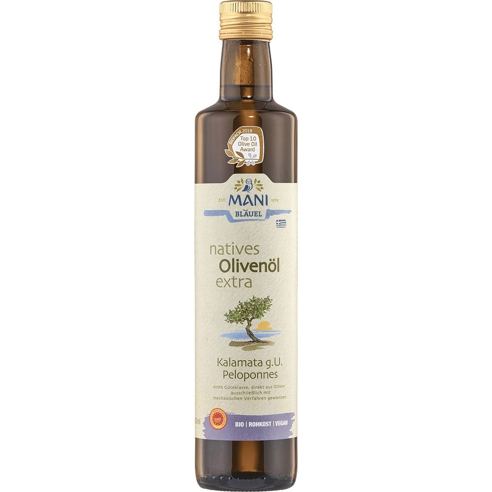 Ulei extravirgin din masline Kalamata, eco - Mani