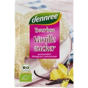 Zahar vanilat Bourbon 4x8g, eco - Dennree