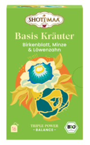 Ceai balance - essential herbs - frunze de mesteacan, menta creata si papadie bio 16dz x 2g 32g Shot