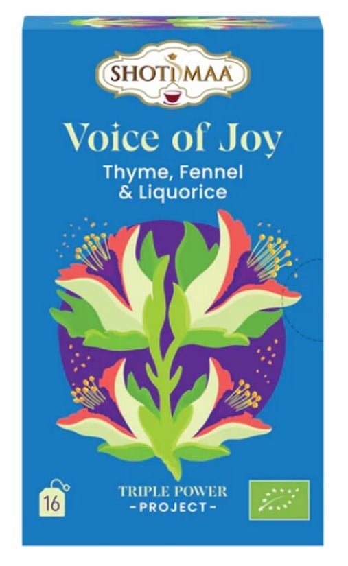 Ceai project - voice of joy - chimen, fenicul si lemn dulce bio 16dz x 2g 32g Shotimaa