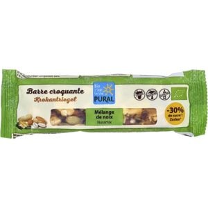 Baton crocant cu mix de nuci fara gluten, eco - Pural