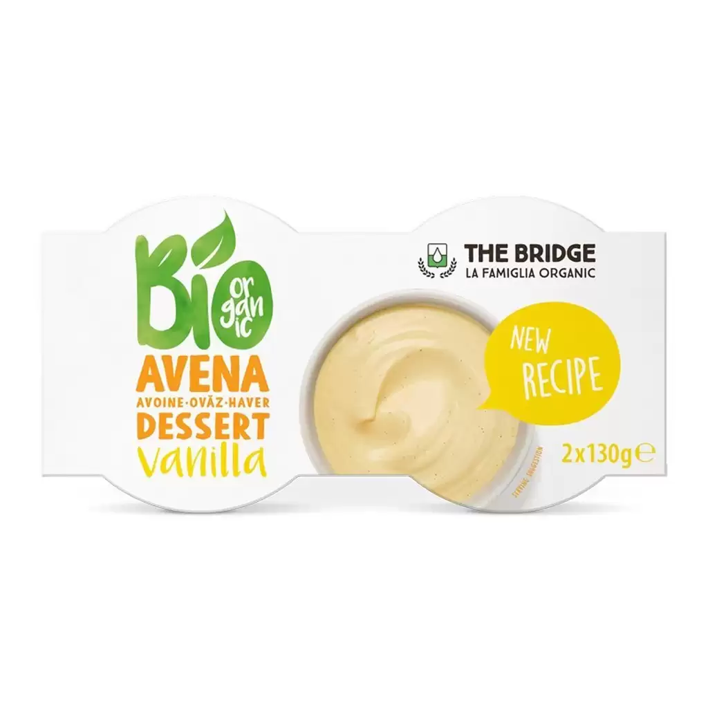 Desert din ovaz cu vanilie 2x130g, eco - The Bridge
