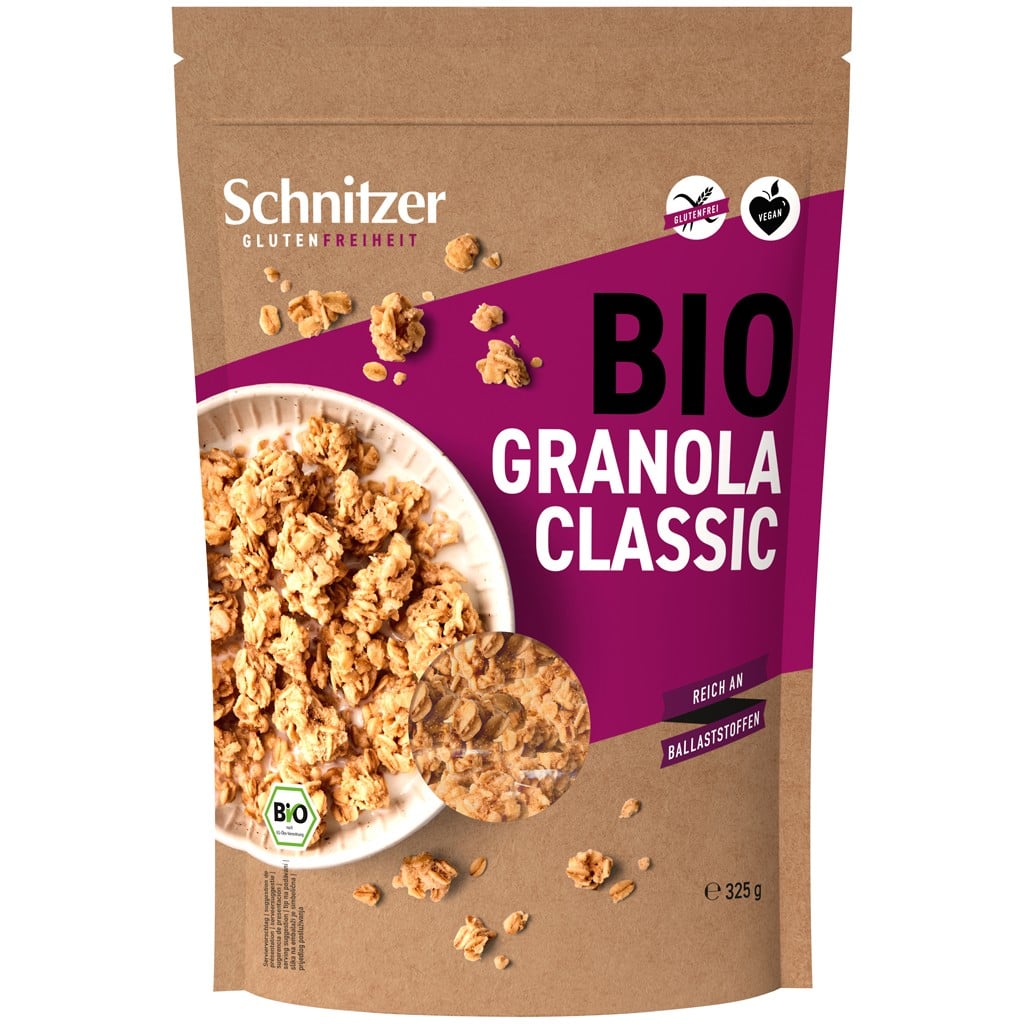 Granola clasica fara gluten, eco - Schnitzer