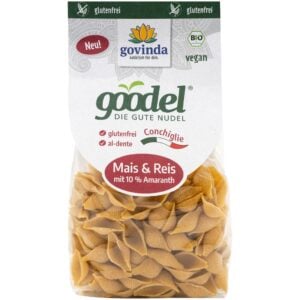Paste cochilii din porumb cu orez amarant si teff, eco - Govinda