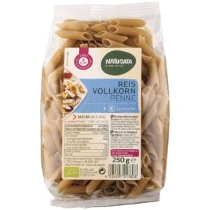 Penne din orez integral fara gluten, eco - Naturata