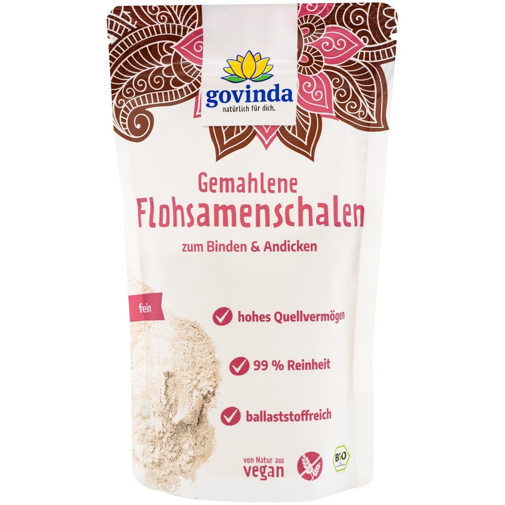 Tarate de psyllium macinate fara gluten, eco - Govinda