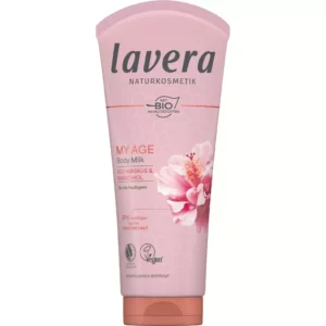 Lapte de corp My Age cu hibiscurs bio si bakuchiol pentru toate tipurile de piele - Lavera