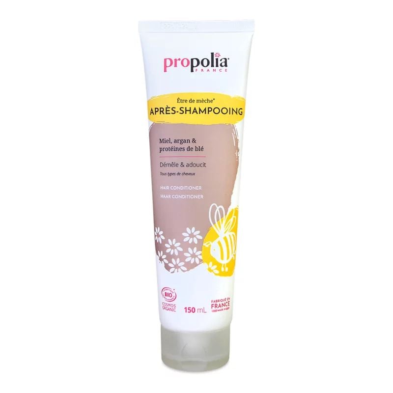 Balsam de par cu miere, ulei de argan si proteine de grau ecologic 150ml Propolia