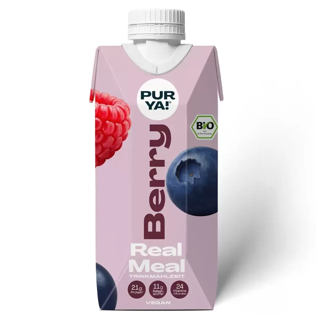 Bautura proteica cu aroma naturala de fructe de padure, eco - Purya