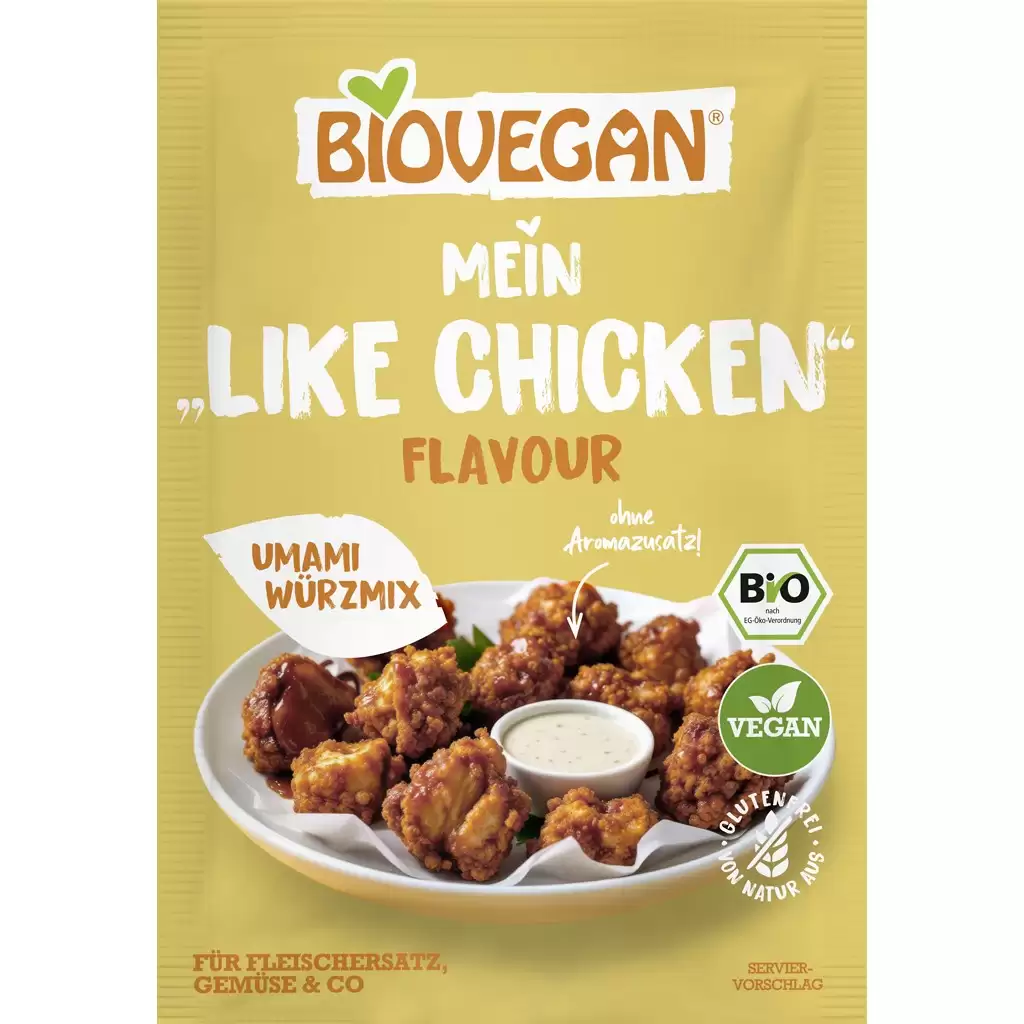 Condiment vegan cu aroma de pui nativ fara gluten, eco - Biovegan