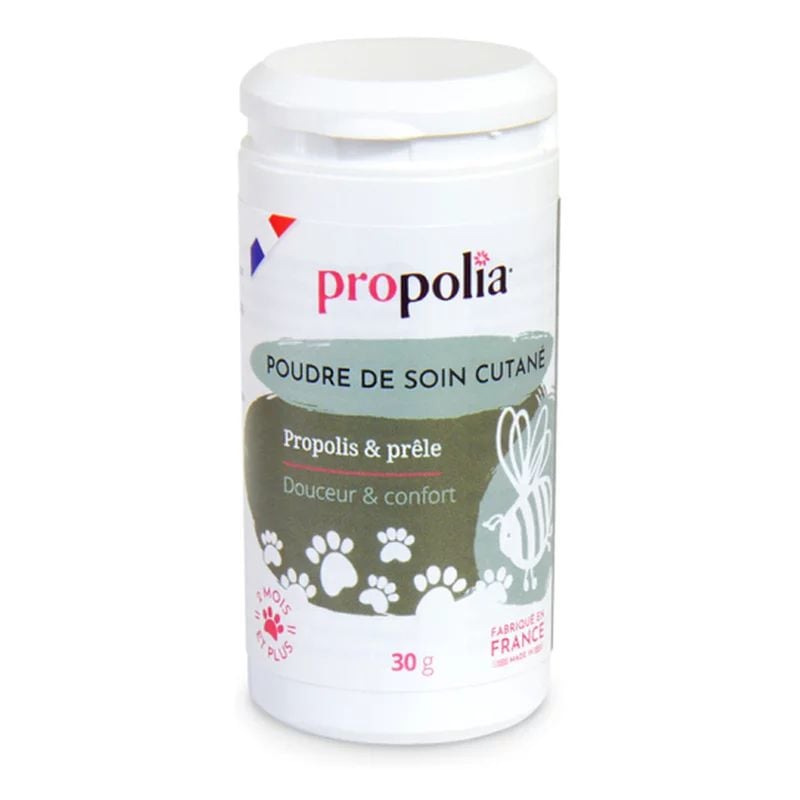 Pudra cu propolis si coada calului pentru pielea animalelor 30g Propolia