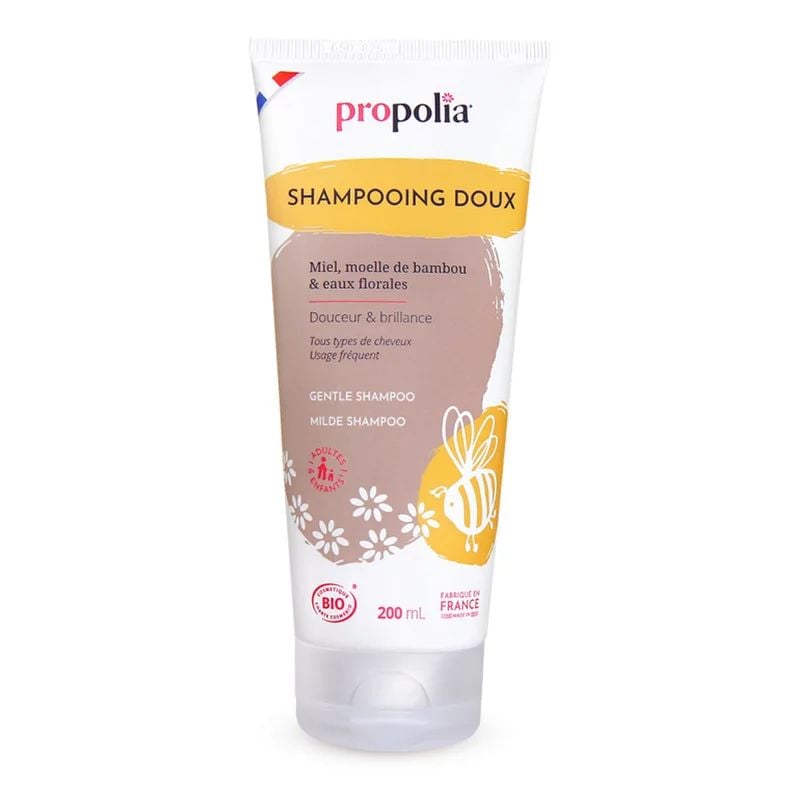 Sampon delicat cu miere, bambus si ape florale ecologic 200ml Propolia