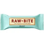 Baton din fructe si nuci cu arahide fara zahar adaugat, eco - Raw Bite