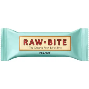 Baton din fructe si nuci cu arahide fara zahar adaugat, eco - Raw Bite