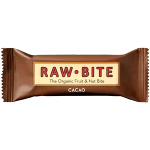 Baton din fructe si nuci cu cacao fara zahar adaugat, eco - Raw Bite