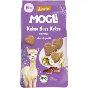 Biscuiti cu  cacao alune de padure nuci si curmale, eco - Mogli