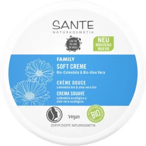 Crema fina pentru intreaga familie cu aloe vera bio  si galbenele bio - Sante