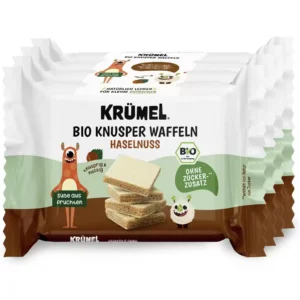Napolitane cu alune 4x20g, eco - Kruemel